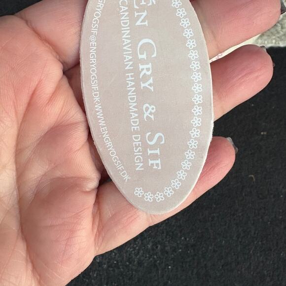 NWT Vintage Handmade Gray Elephant 100% Wool Plush Toy - Picture 4 of 5